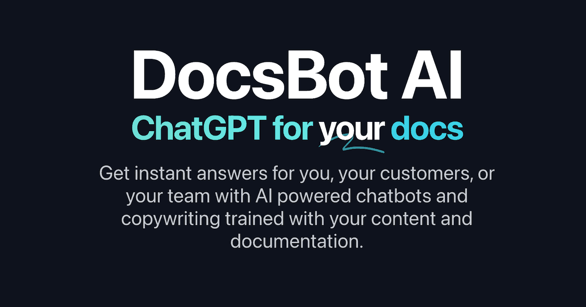 DocsBot AI Promo Code Coupons EarlyShark